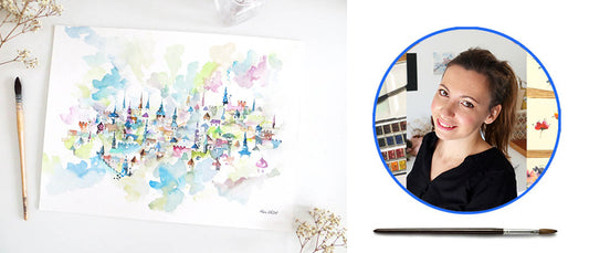 aline imagine aquarelliste