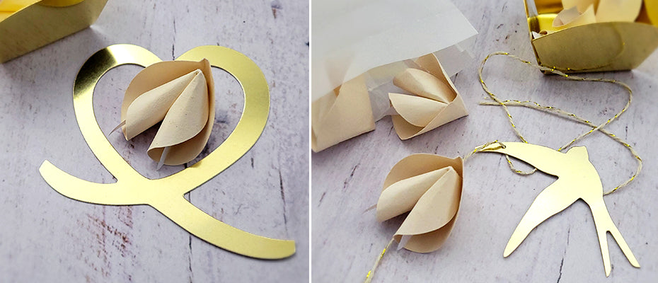 DIY Fortune Cookies en papier