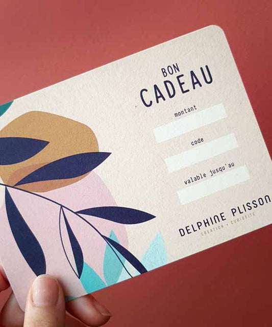 Carte cadeau Delphine Plisson