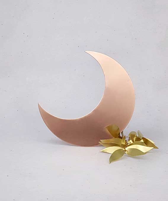 Lune en cuivre Delphine Plisson